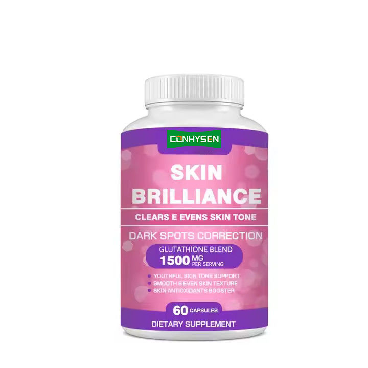 Капсулы Skin Brilliance для отбеливания Поддержка темных пятен Уход за кожей Добавка 60 капсул
