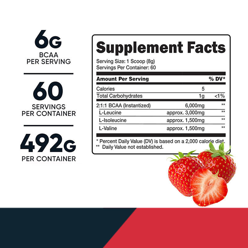 Порошок BCAA для поддержки быстрой мышечной активности в спортзале Порошок для подготовки к тренировке для взрослых Женщины Мужчины