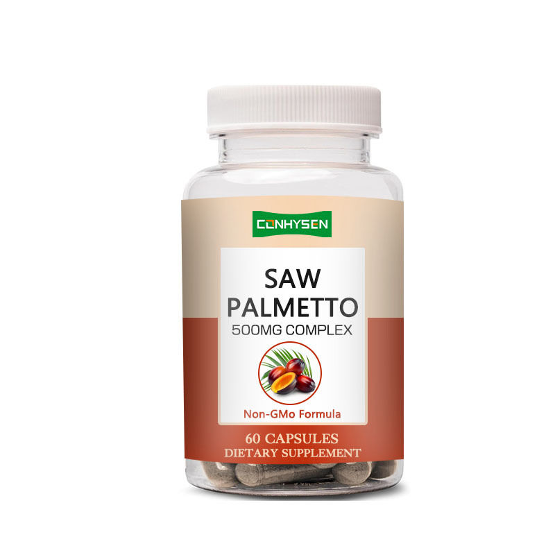 Не ГМО Капсулы Saw Palmetto 500 мг Комплексная поддержка Гормональный баланс Здоровье волос