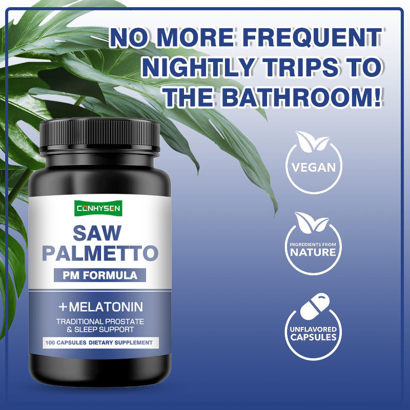 OEM/ODM Saw Palmetto Веганская добавка Saw Palmetto капсулы для уменьшения частого мочеиспускания