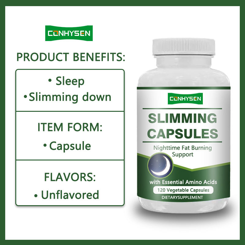 Премиальные капсулы для похудения Custom Slimming для поддержки ночного сжигания жира с незаменимыми аминокислотами