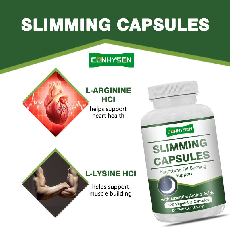 Премиальные капсулы для похудения Custom Slimming для поддержки ночного сжигания жира с незаменимыми аминокислотами