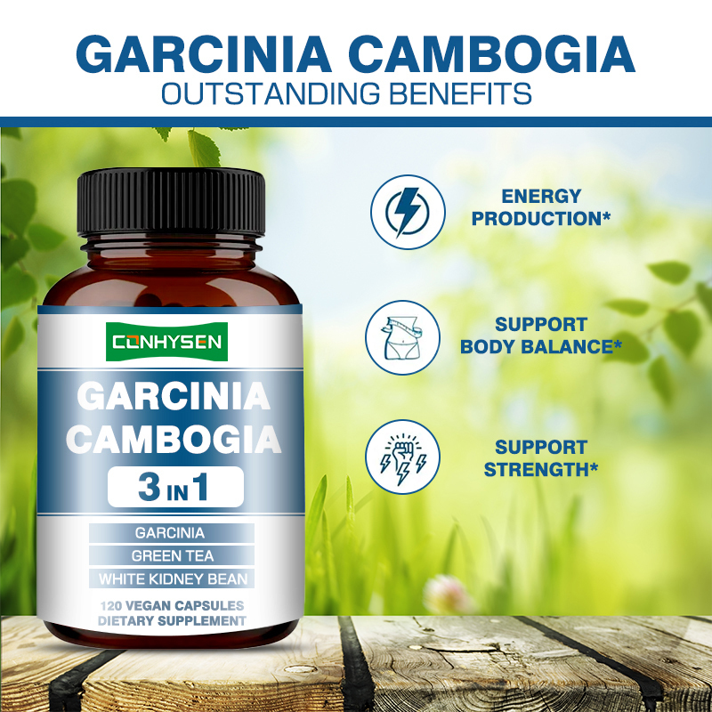 Премиум Custom Garcinia Камбоджиа капсулы Белые бобы добавка для производства энергии
