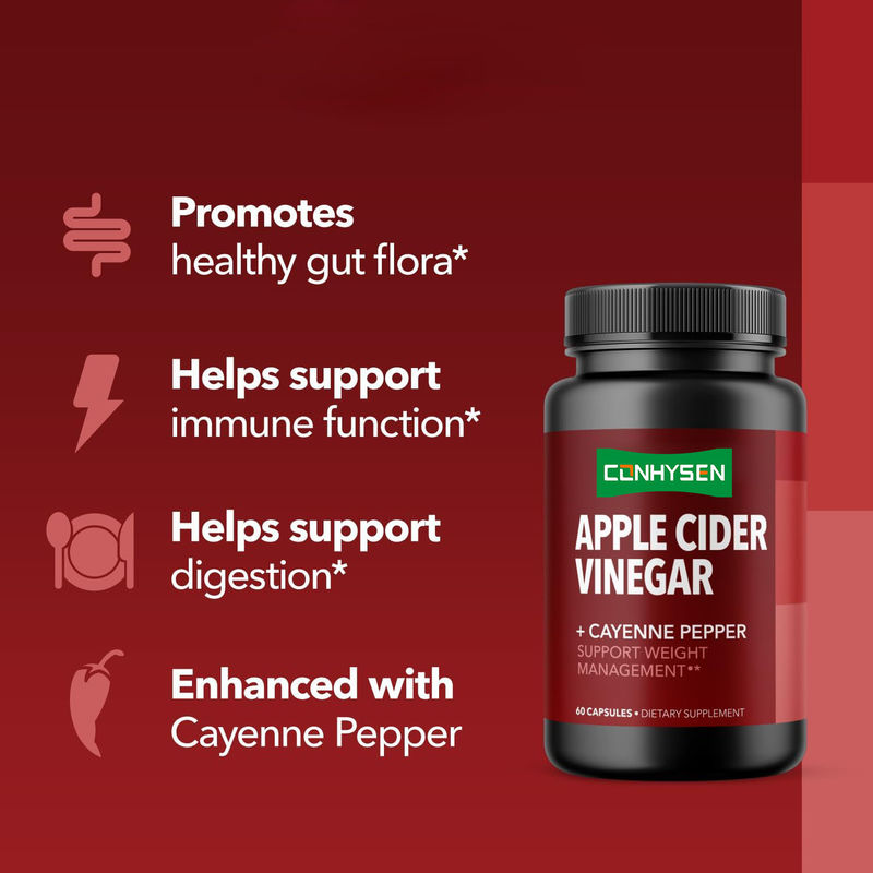 OEM натуральные чили похудение капсулы и яблочный уксус капсулы поддерживают управление весом