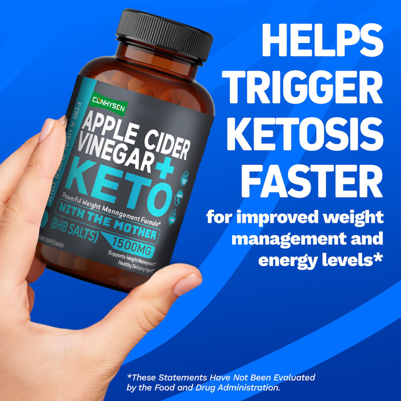 OEM ODM Keto Boost Капсулы с солями BHB и яблочным уксусом для сжигания жира и поддержания кетоза - Ваш идеальный компаньон для кето-диеты