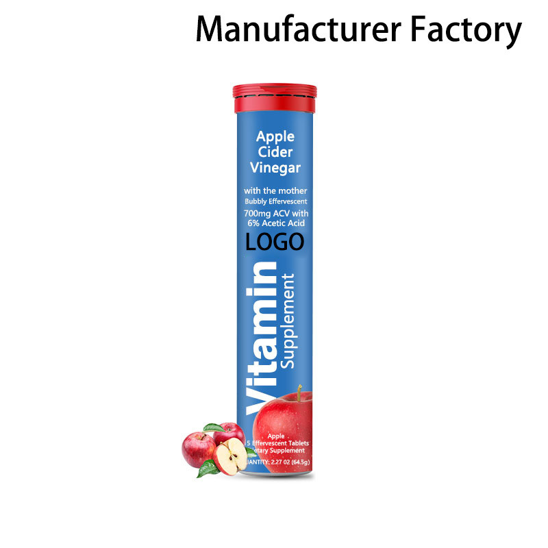 Заводские оптовые шипучие таблетки яблочного уксуса для похудения