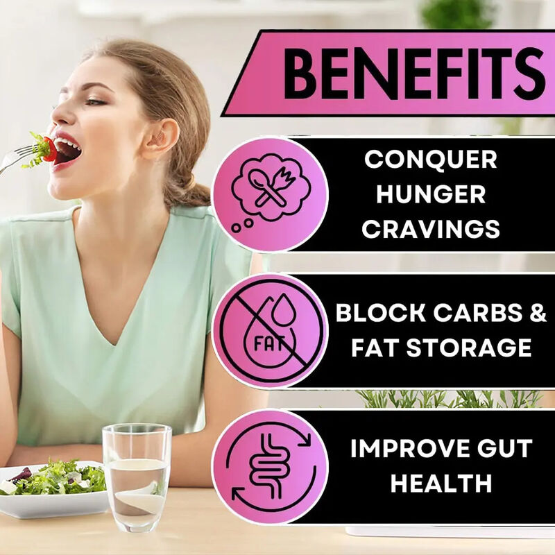 OEM Здоровое пищевое волокно для сжигания жира, подавление аппетита, капсулы для похудения для женщин, подавление аппетита для снижения веса