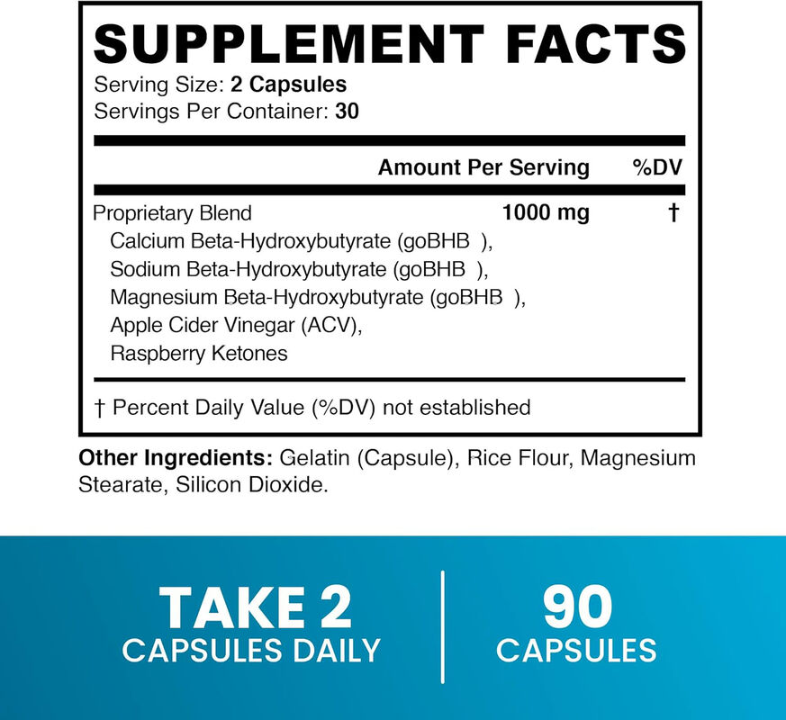 OEM Диетические добавки клетчатки натуральные вегетарианцы Яблочный уксус Капсулы чистый детокс Яблоки поддерживают контроль веса