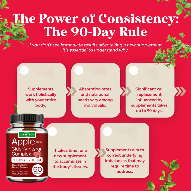 Высококачественные веганские капсулы с яблочным уксусом для контроля веса, сжигатель жира, способствующий пищеварению