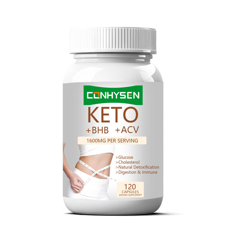 Капсулы Private Label Keto+ACV+BHB с BHB и яблочным уксусом для контроля веса, повышения энергии, концентрации и сжигания жира