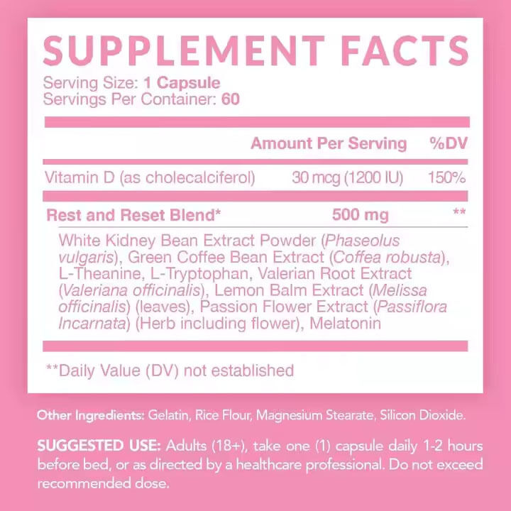 OEM/ODM Private Label Night Time Fat Burner White Kidney Bean Extract Boost Metabolism Woman Support Muscle Recovery Capsules (Ночное масло для сжигания жира) Белый экстракт из бобов для почек