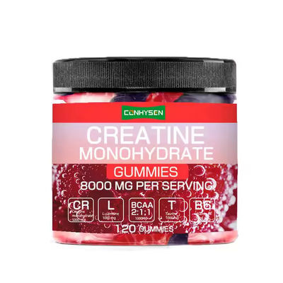 OEM логотип Креатин моногидрат Gummies увеличивает мышечную массу