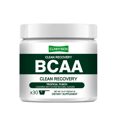Порошок BCAA для восстановления Private Labels, 9 незаменимых аминокислот, уменьшает болезненность и стресс