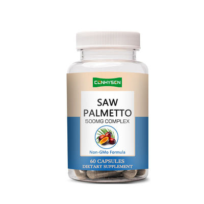 Капсулы на заказ Saw Palmetto поддерживают здоровье мочи Без глютена 60 капсул