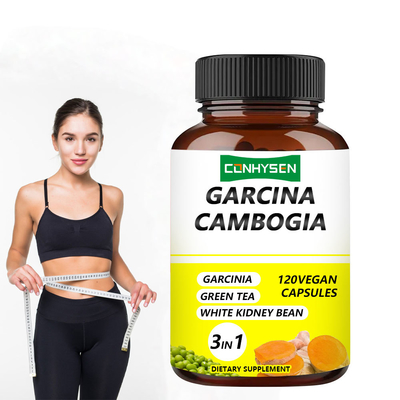 Заводская поставка капсул Garcinia Cambogia 3-в-1 премиум-ингредиенты увеличивают выработку энергии