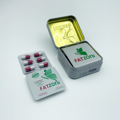 Капсулы для похудения Железная коробка Fatzorb Капсулы для подавления аппетита Прямая продажа с фабрики