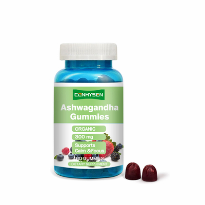 OEM Ashwagandha Gummies 300 мг для снятия стресса и концентрации