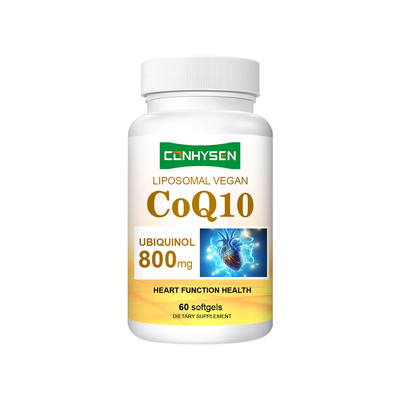 Липосомный CoQ10 Softgels Поставщик Настройки Здоровая сердечная функция мозга