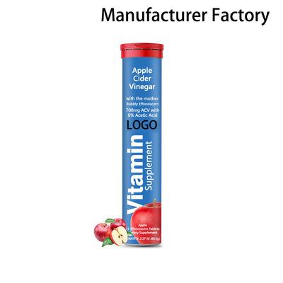 Заводские оптовые шипучие таблетки яблочного уксуса для похудения